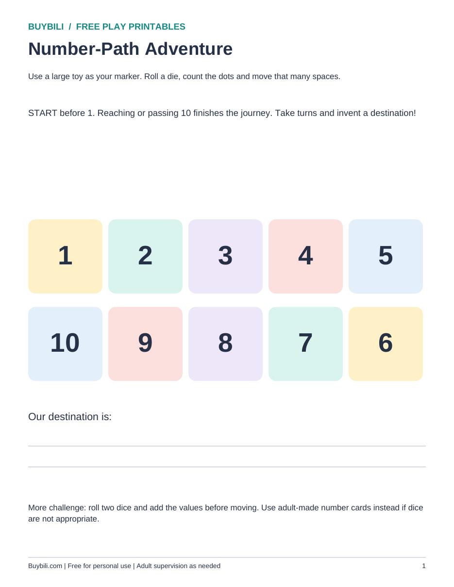 First-page preview of Get Your Free Math Games Pack.